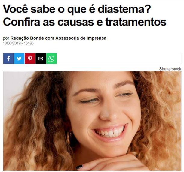 Você sabe o que é Diastema? Confira as causas e tratamentos