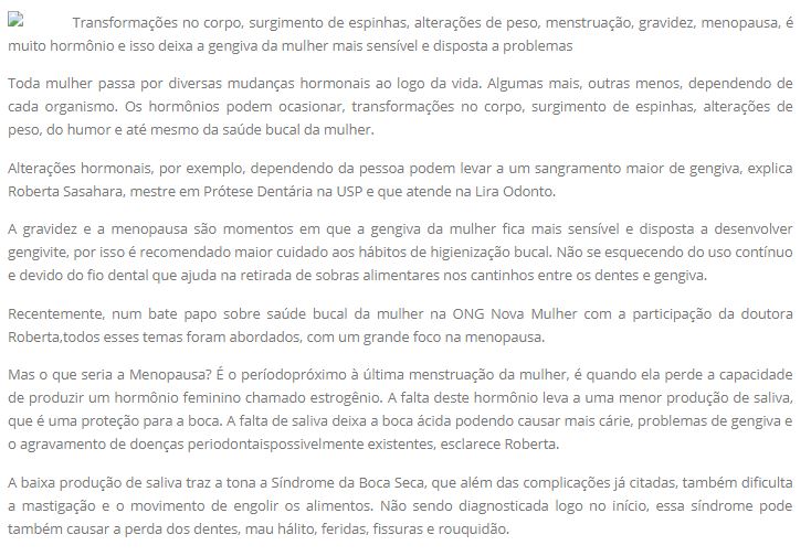 Alterações hormonais da mulher: o que isso afeta a sua saúde bucal?