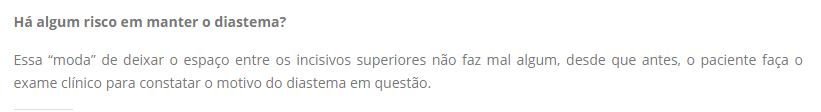 Você sabe o que é diastema? Confira as causas e tratamentos